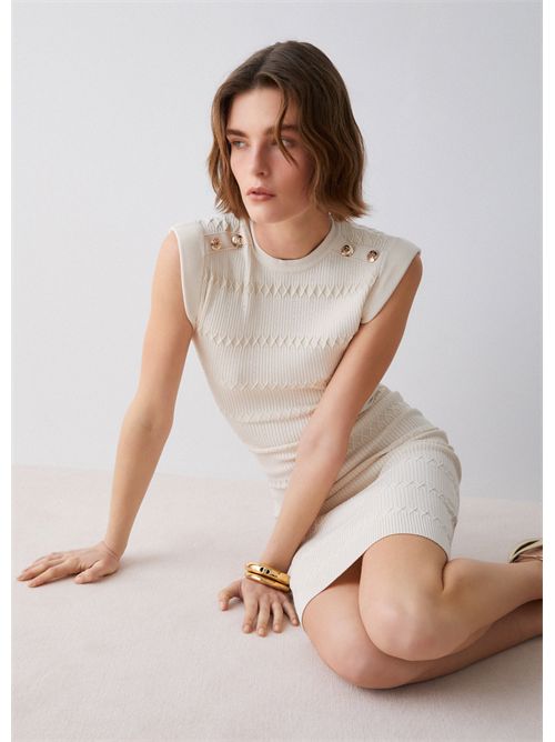 Dress woman white LIU JO | CA6104MS55N/P9574